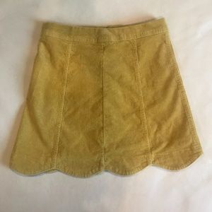 Altar'd State Yellow Skirt